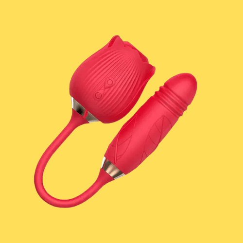 Sugador e Vibrador Rosa 10 modos - Vibre+